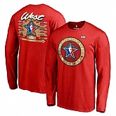 Men's Western Conference Fanatics Branded Red 2017 NBA All-Star Game NOLA West Roster Long Sleeve T-Shirt,baseball caps,new era cap wholesale,wholesale hats
